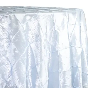 5pcs - 4" Pintuck Taffeta Table Linen 90"x156" Banquet - White