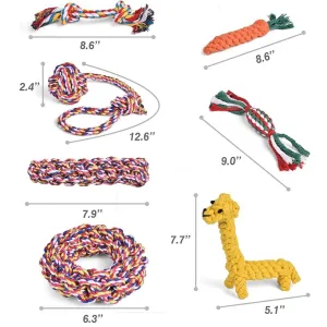 7 Pcs Chew Toy Set for Pets-Wholesale