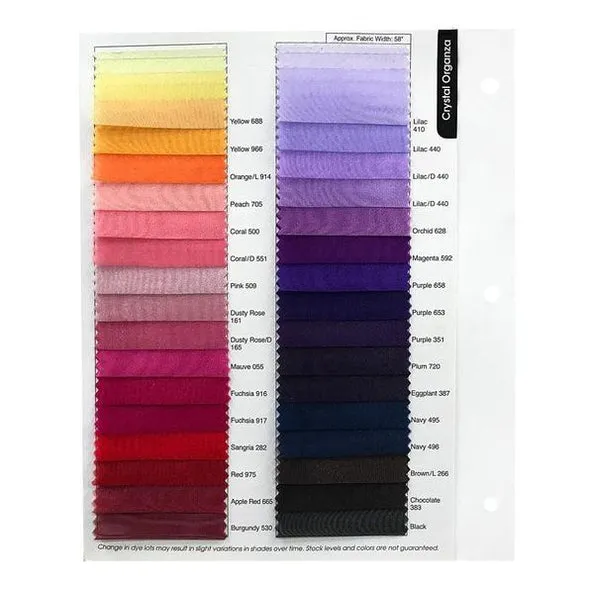 8pcs - Crystal Organza Table Linen 72"x72" Square - Fuchsia 915