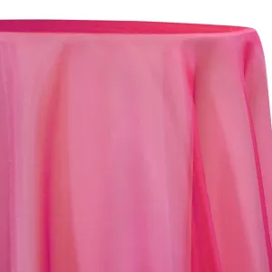 8pcs - Crystal Organza Table Linen 72"x72" Square - Fuchsia 915