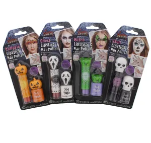 Assorted Colour Lipstick & Nail Polish Kits
