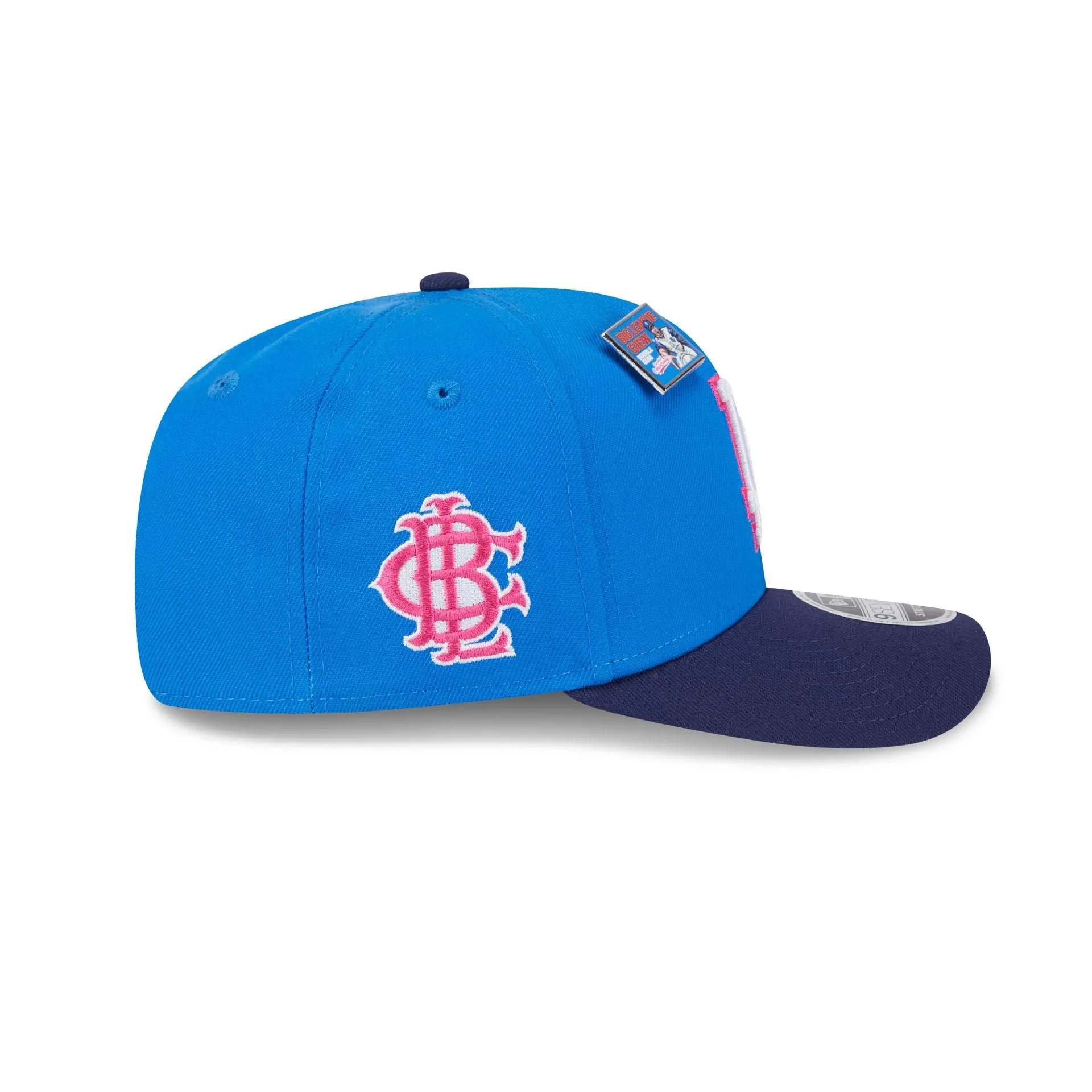Big League Chew X Los Angeles Dodgers Curveball Cotton Candy 9SEVENTY Stretch-Snap Hat