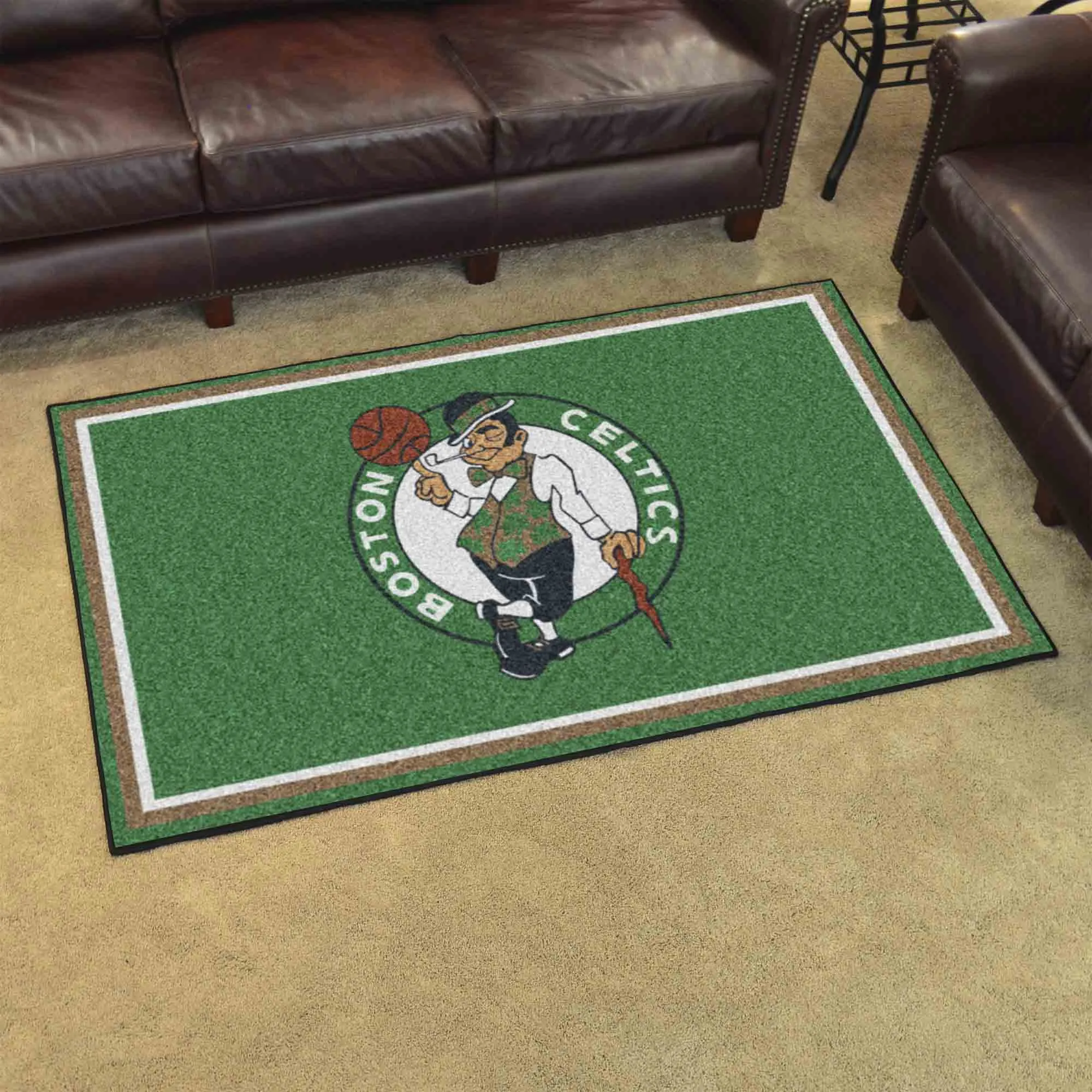 Boston Celtics 4ft. x 6ft. Plush Area Rug
