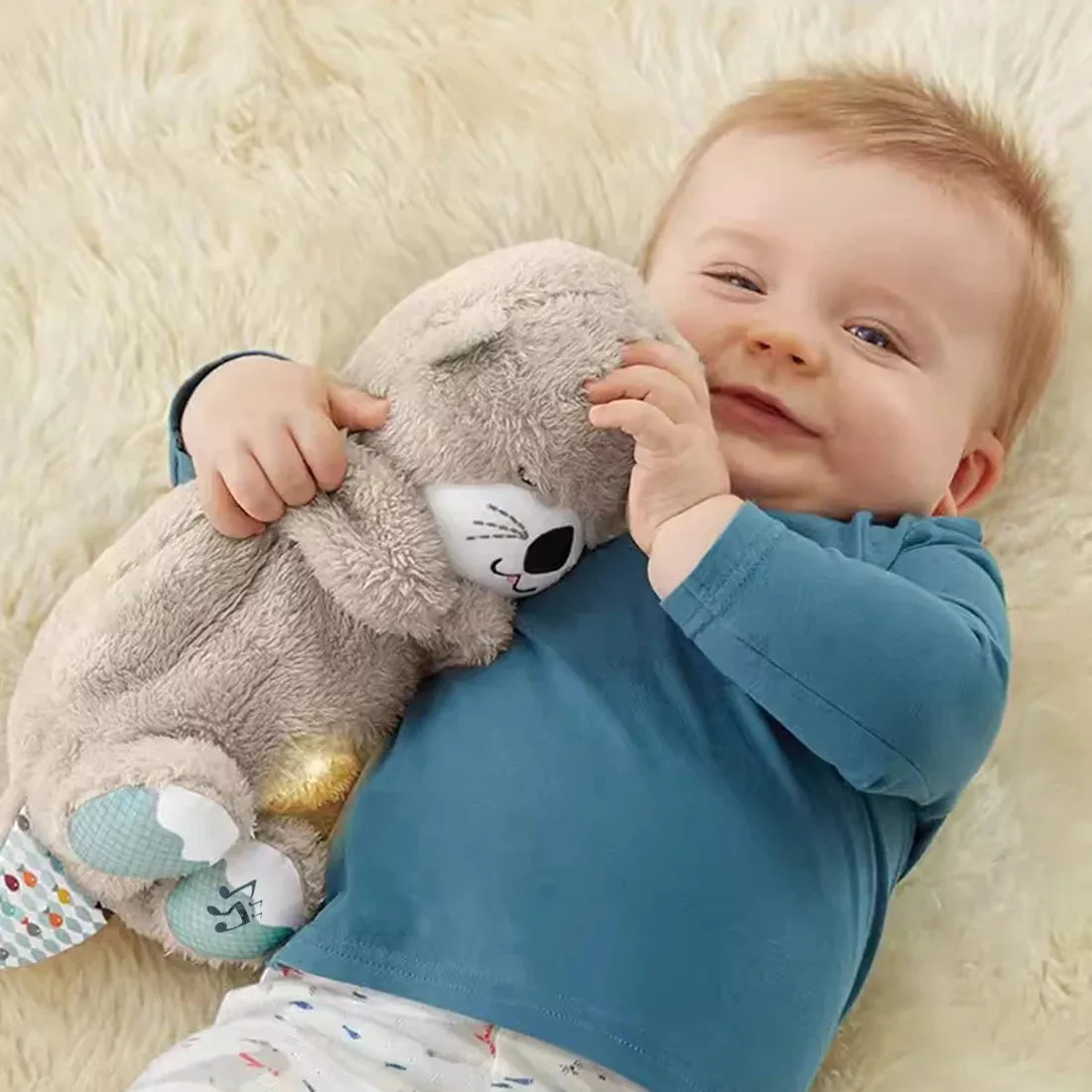 Breathing Otter Sleep Buddy - Breathing Otter Toy