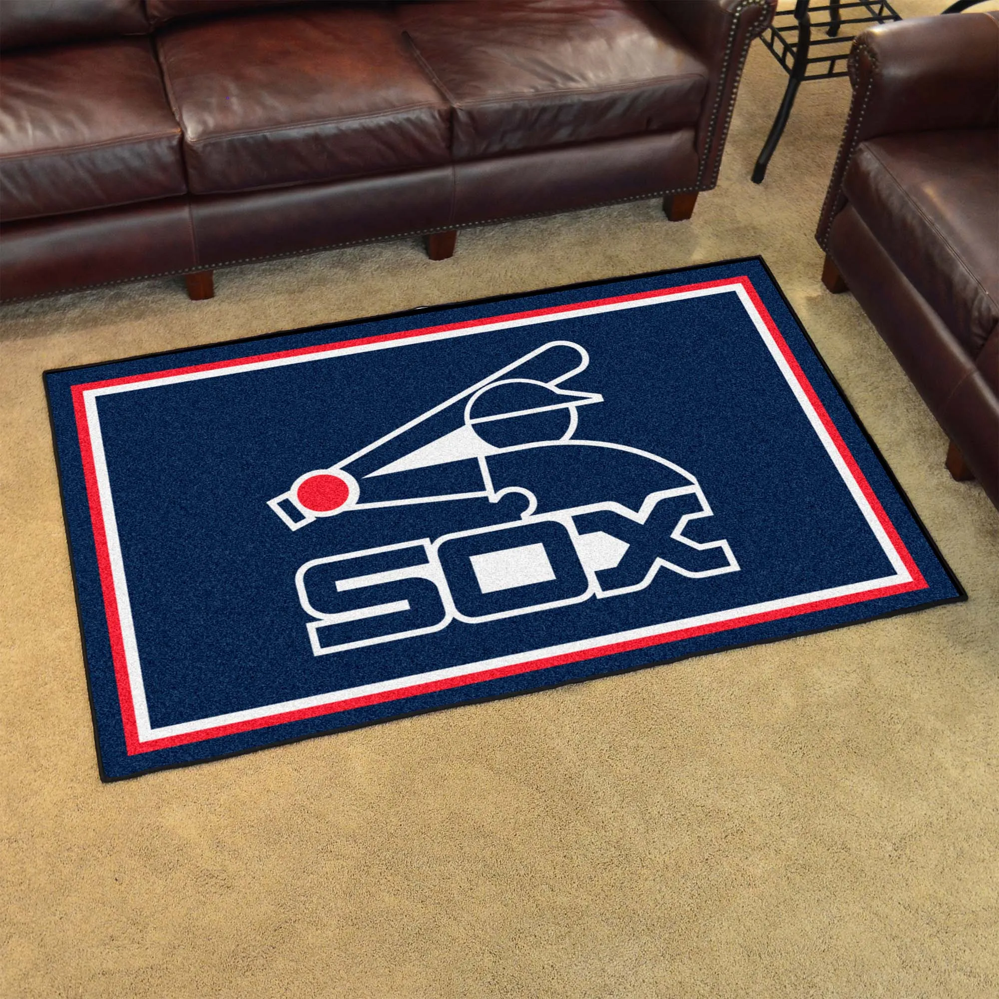 Chicago White Sox 4ft. x 6ft. Plush Area Rug1982