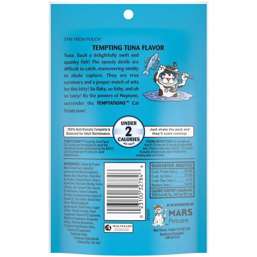Classic Crunchy Soft Cat Treats Tuna Flavor 3 Oz
