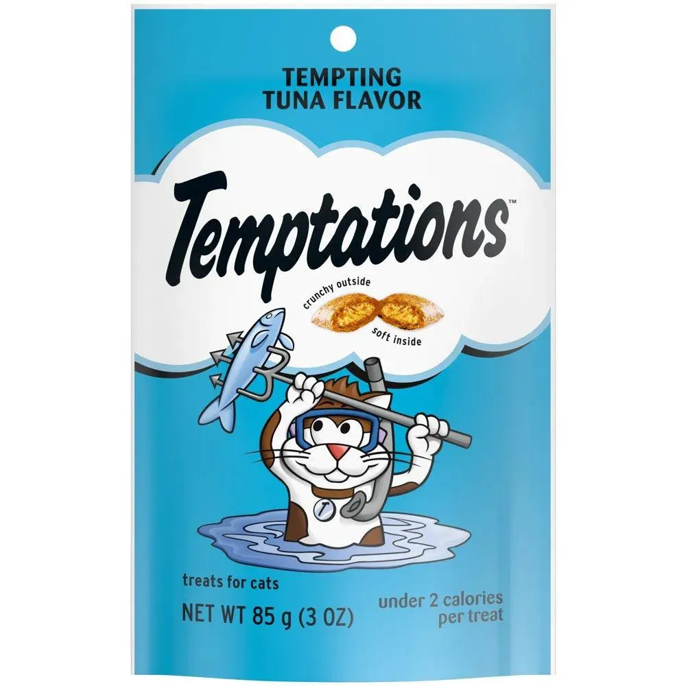 Classic Crunchy Soft Cat Treats Tuna Flavor 3 Oz