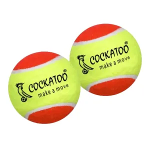 Cockatoo Rubber Cricket Tennis Ball (Pack of 2)