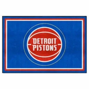 Detroit Pistons 5ft. x 8 ft. Plush Area Rug