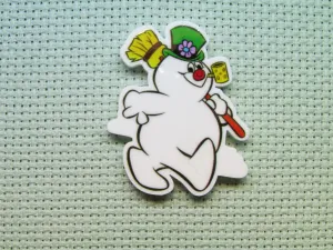 Frosty the Snowman Needle Minder, Cover Minder, Magnet