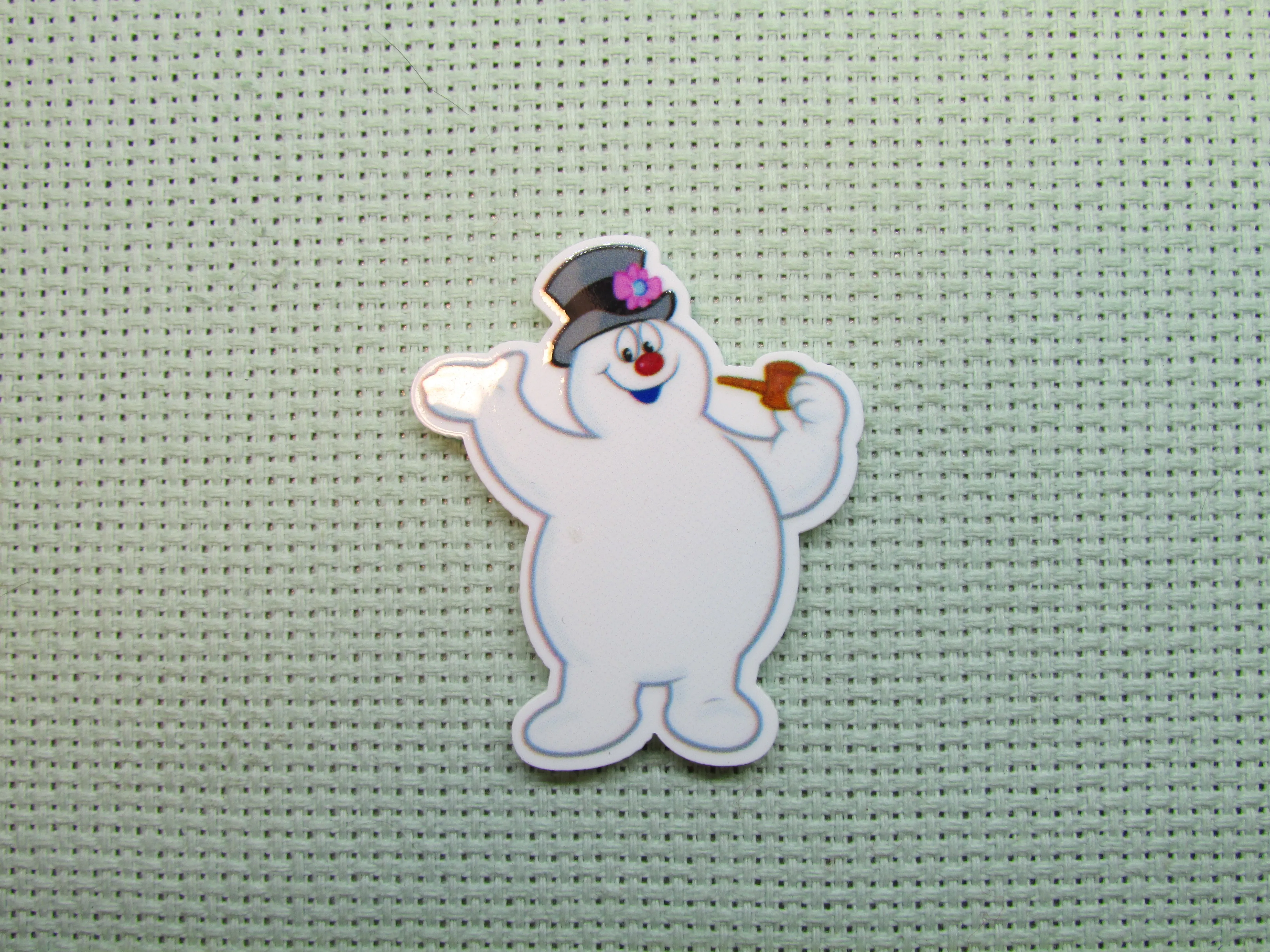 Frosty the Snowman Needle Minder, Cover Minder, Magnet
