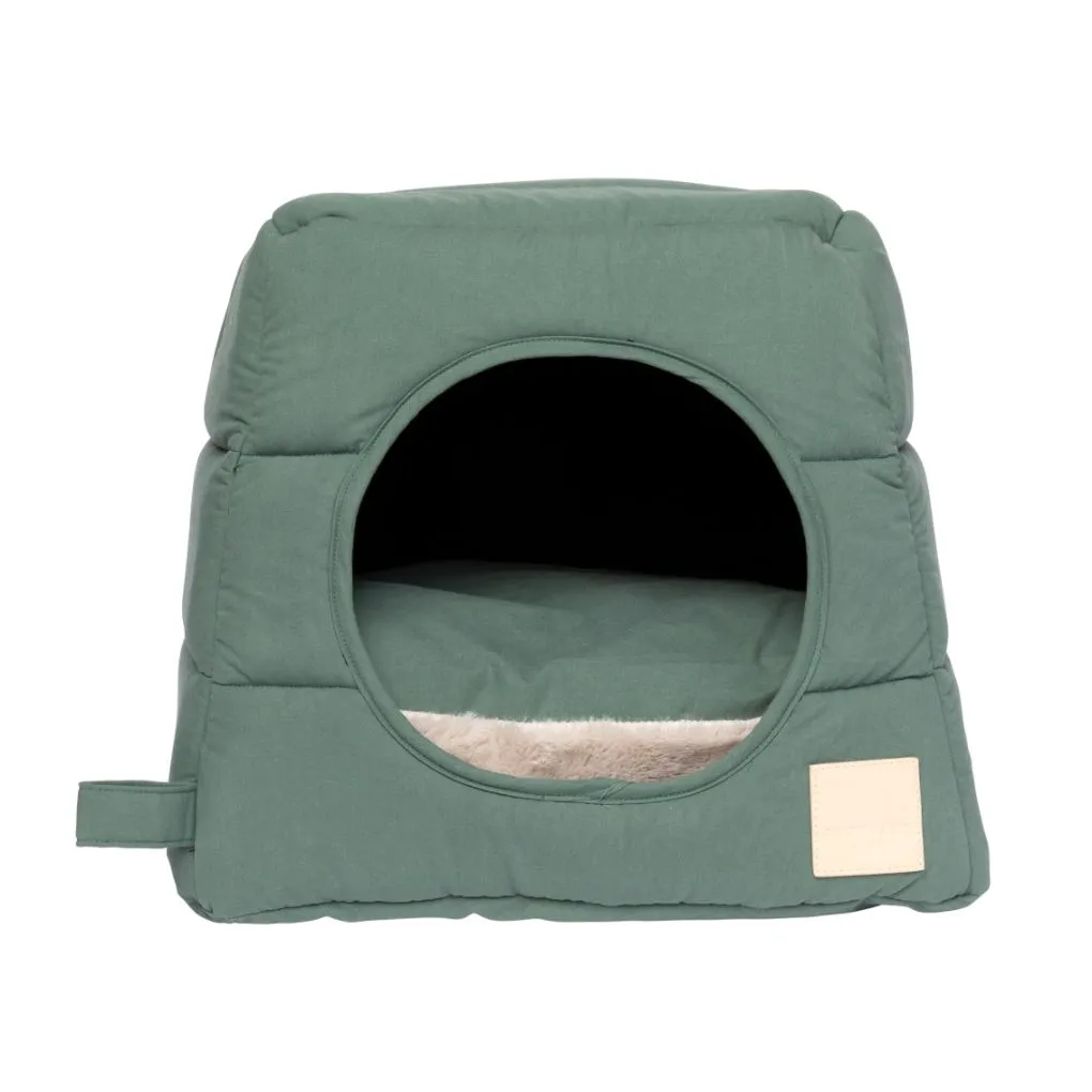 Fuzzyard Life Cat Cubby Myrtle Green