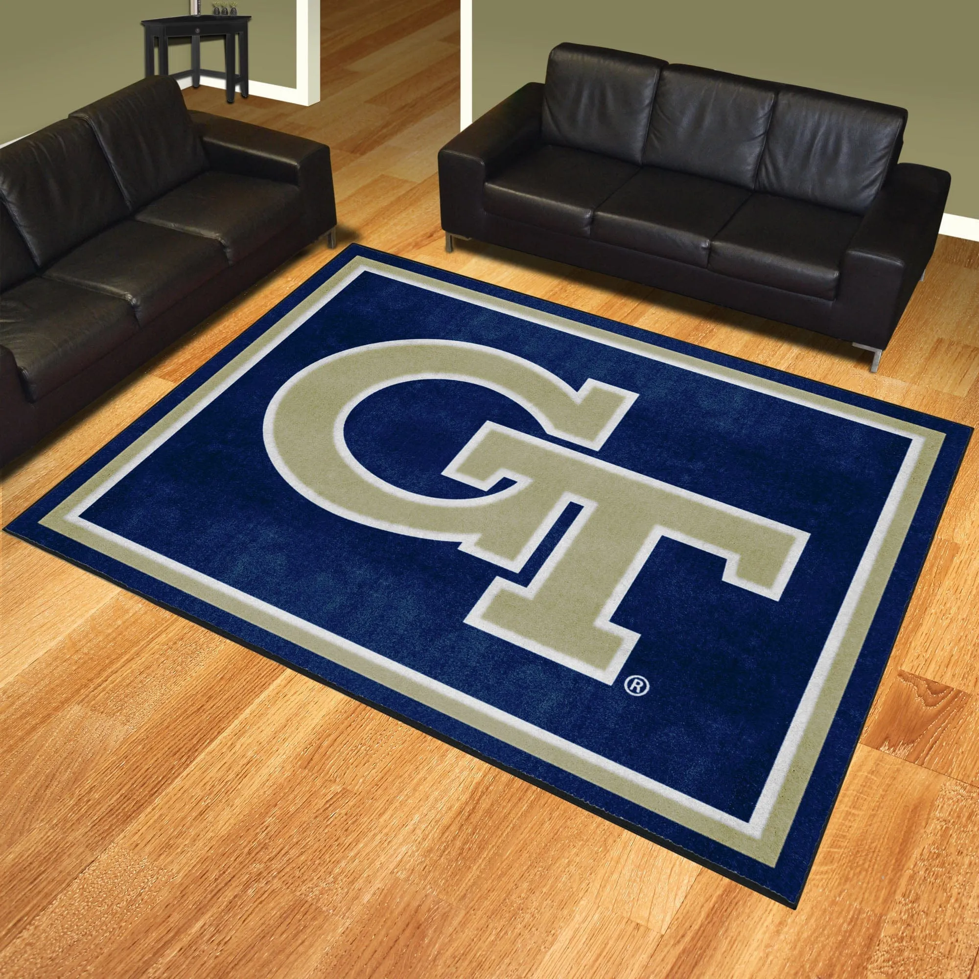 Georgia Tech Yellow Jackets 8ft. x 10 ft. Plush Area Rug, GT