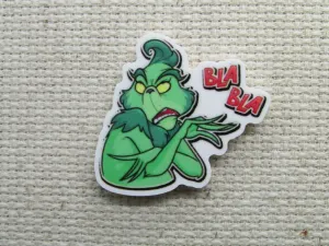 Grinch Bla Bla Needle Minder, Cover Minder, Magnet