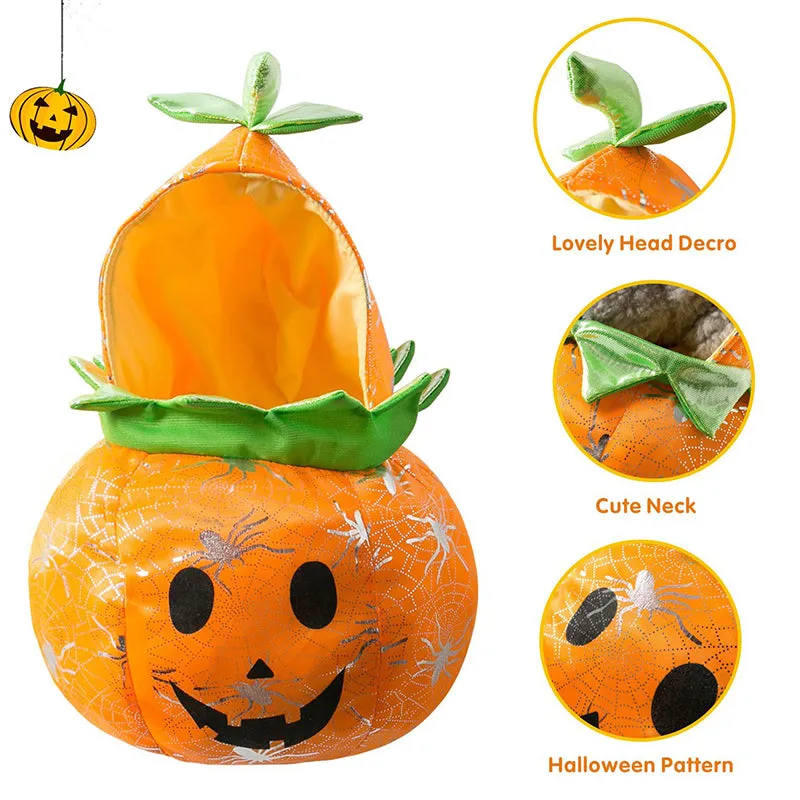 Halloween Pumpkin Pet Cosplay Costume