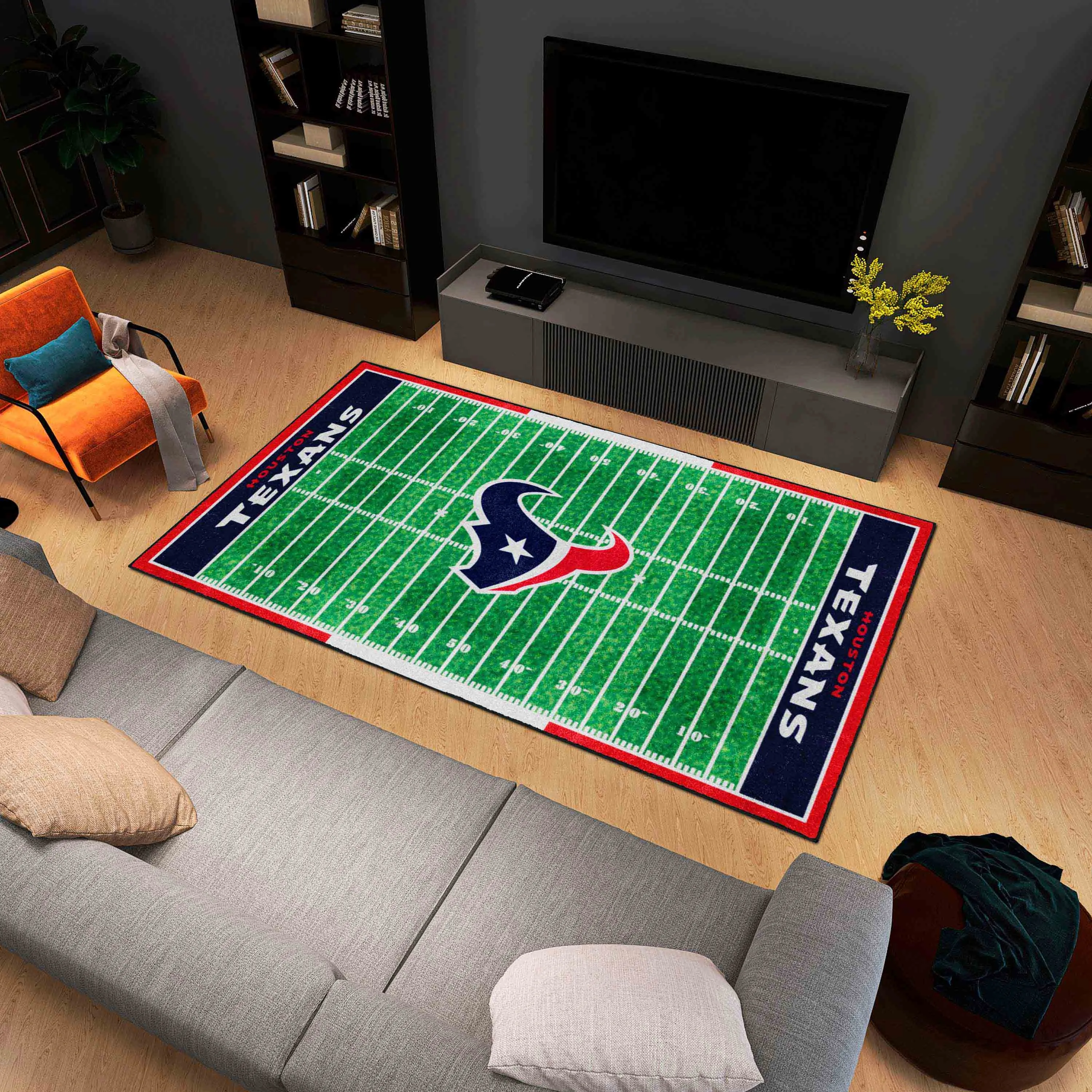 Houston Texans 6 ft. x 10 ft. Plush Area Rug