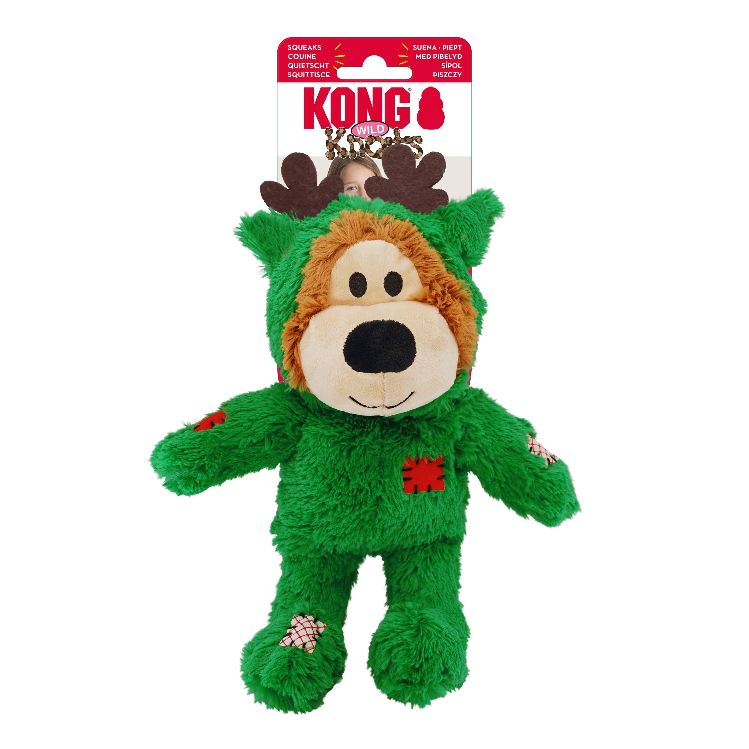 KONG - Holiday Wild Knots Bear (Assorted) (Medium/Large)