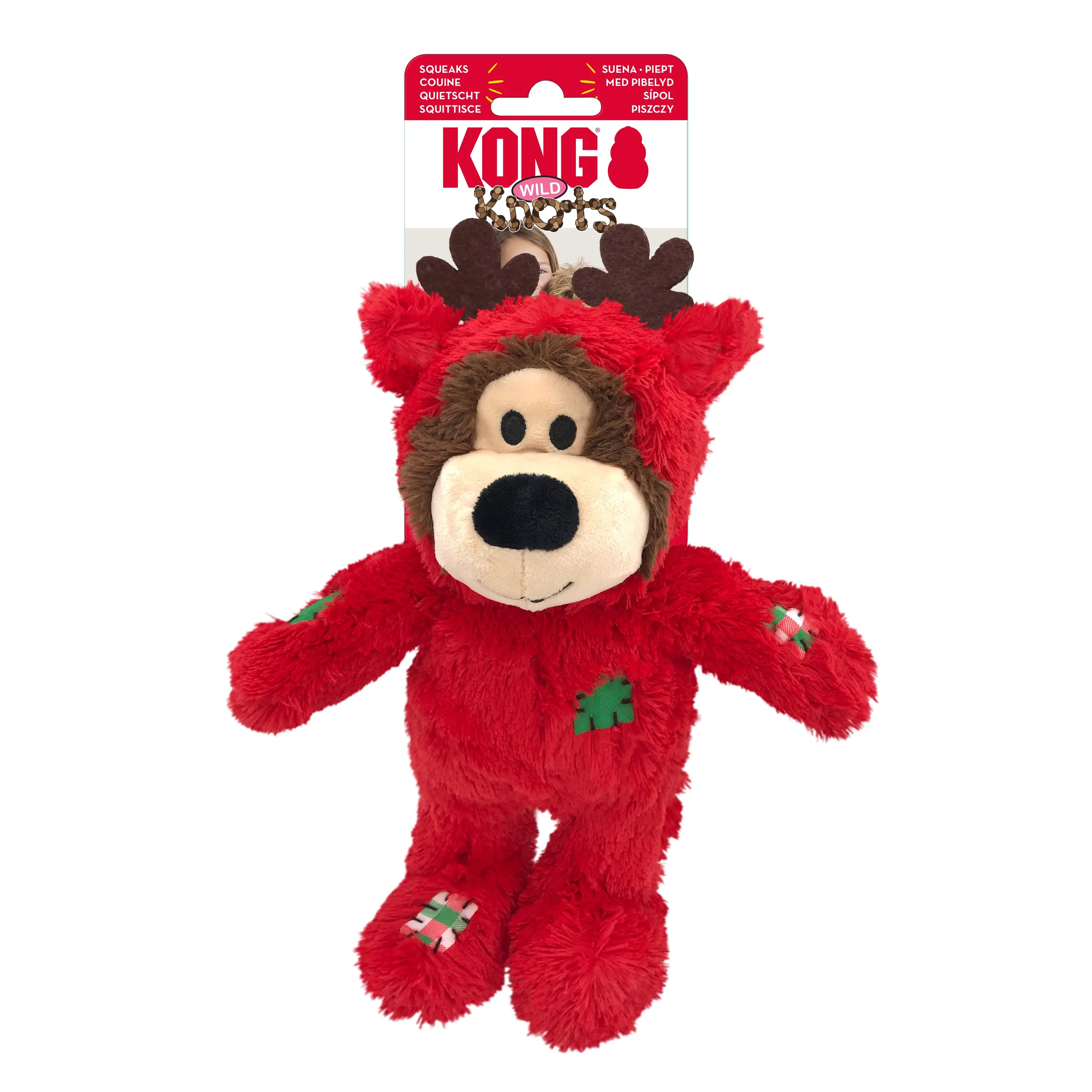 KONG - Holiday Wild Knots Bear (Assorted) (Medium/Large)