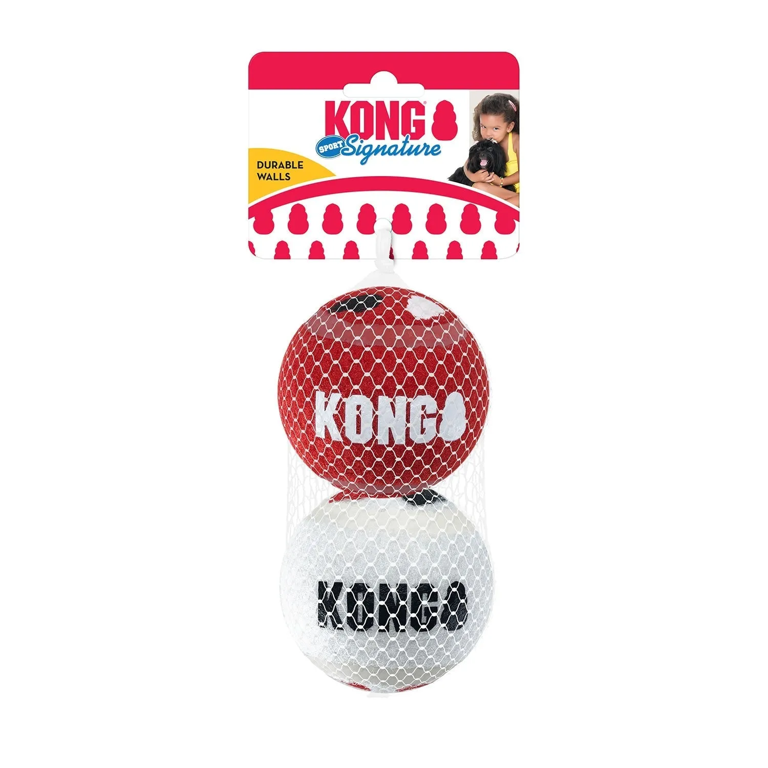 Kong Singature Sport Balls Dog Toy