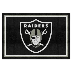Las Vegas Raiders 5ft. x 8 ft. Plush Area Rug