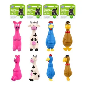 Latex Farm Animal Series Dog Toys - 15cm