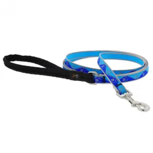 Lupine Dog Leash 1/2" Width x 6' Length High Lights Blue Paws