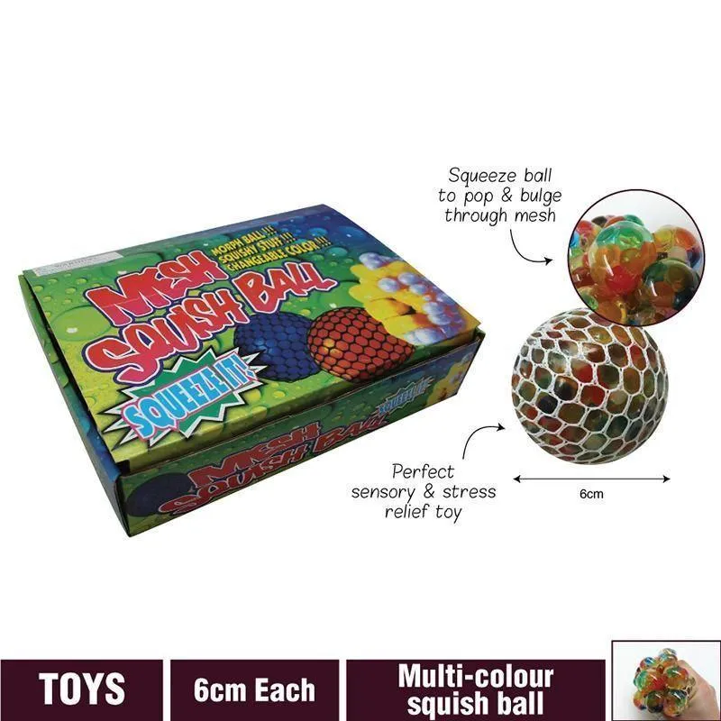 Mesh Squish Ball - 6cm