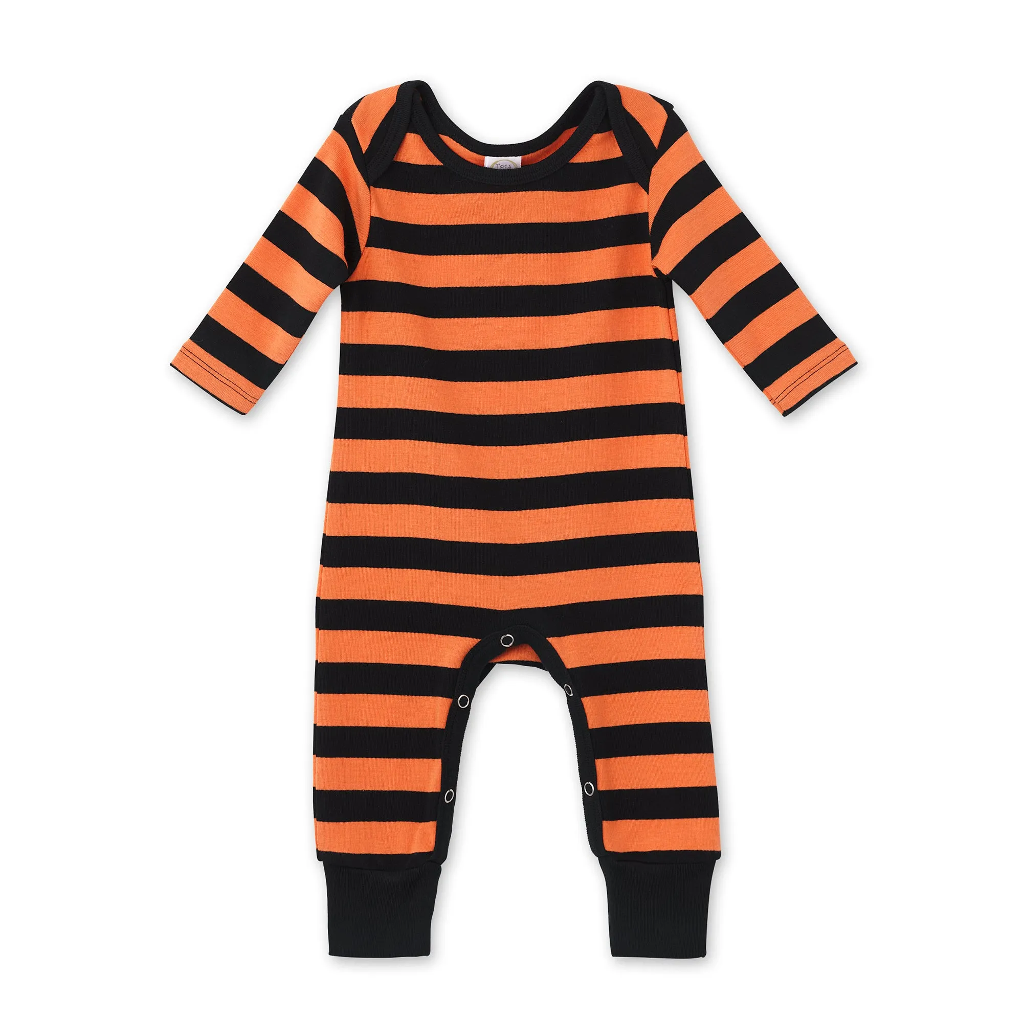 Newborn Striped Halloween Romper