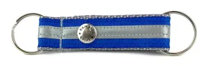 Royal Blue Reflective Snappy Keychain - 413