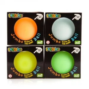 Smooshos Jumbo Glow in the Dark Ball - 10cm