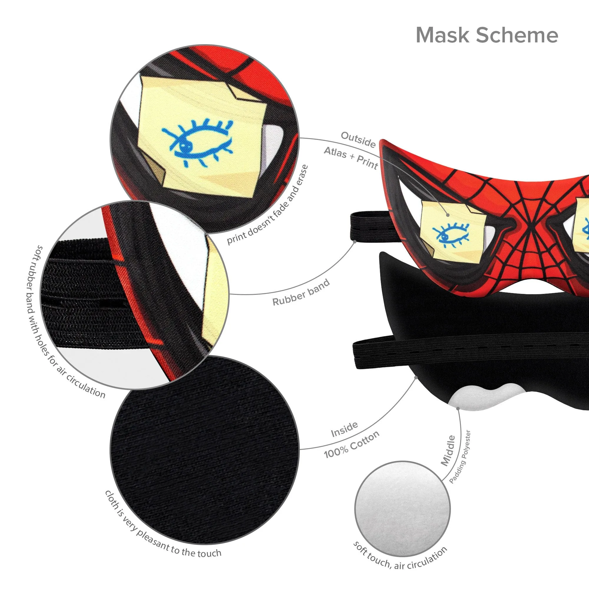 Spider man Sleep Mask
