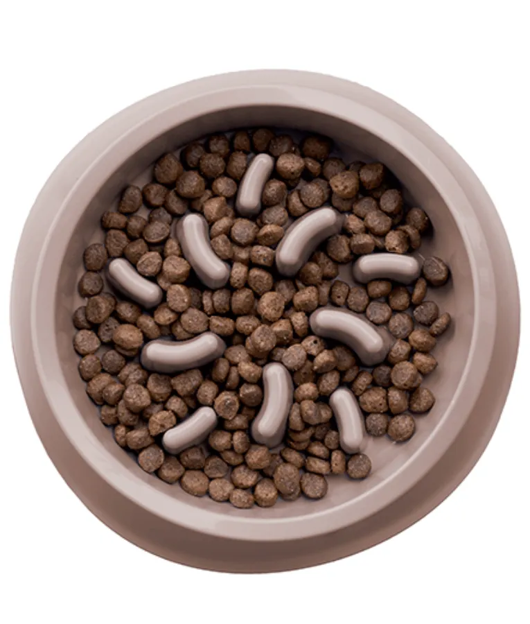 Stefanplast Chic Bowl Slow Feeder English Green