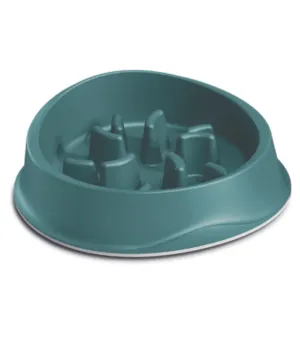 Stefanplast Chic Bowl Slow Feeder English Green
