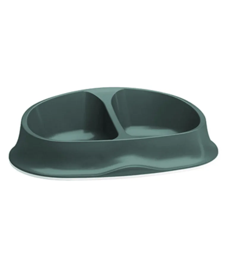 Stefanplast Chick Double Bowl English Green