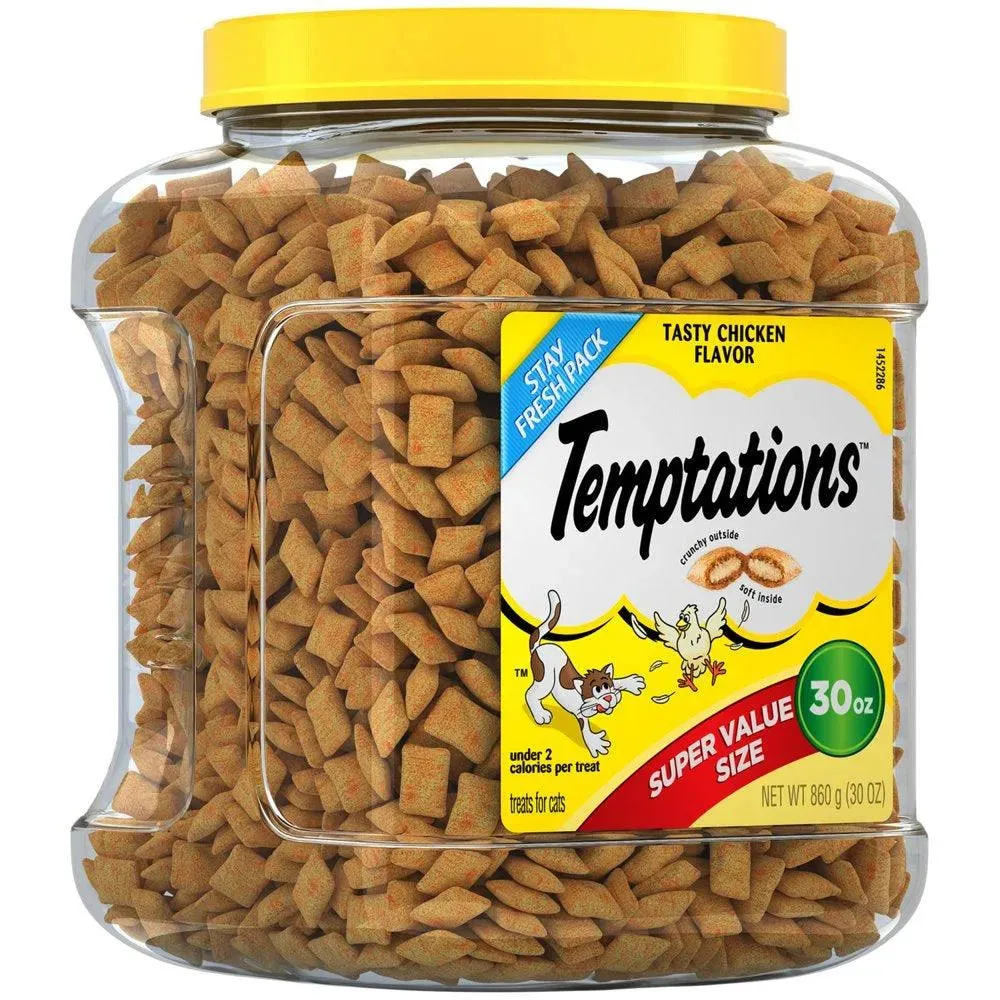 Tasty Chicken Flavor Cat Treats 30 Oz