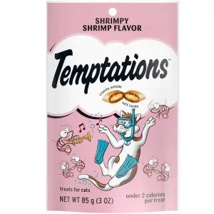 Temptations Classics Shrimpy Shrimp Flavor Soft & Crunchy Treats for Cats