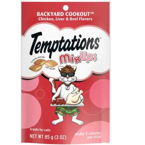 Temptations MixUps Backyard Cookout Flavor Soft & Crunchy Treats for Cats