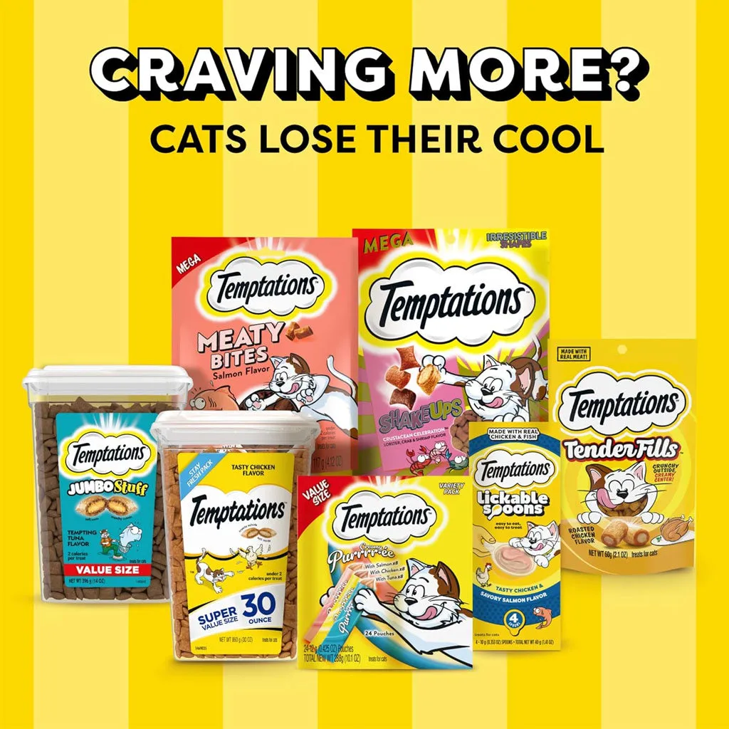 Temptations MixUps Backyard Cookout Flavor Soft & Crunchy Treats for Cats