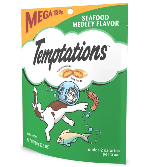 Temptations Seafood Medley Flavor, Cat Treat
