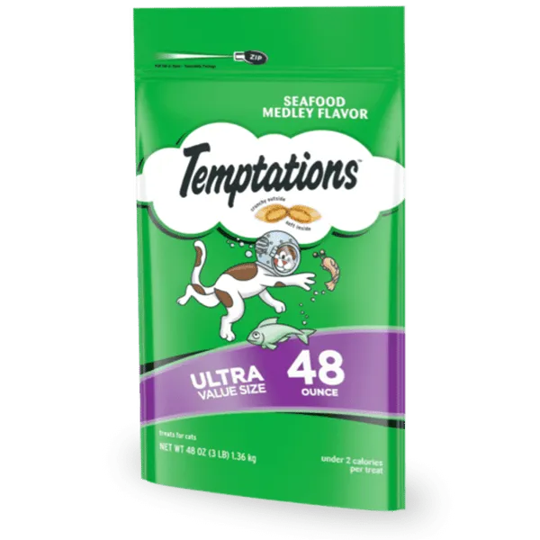 Temptations Seafood Medley Flavor Cat Treats