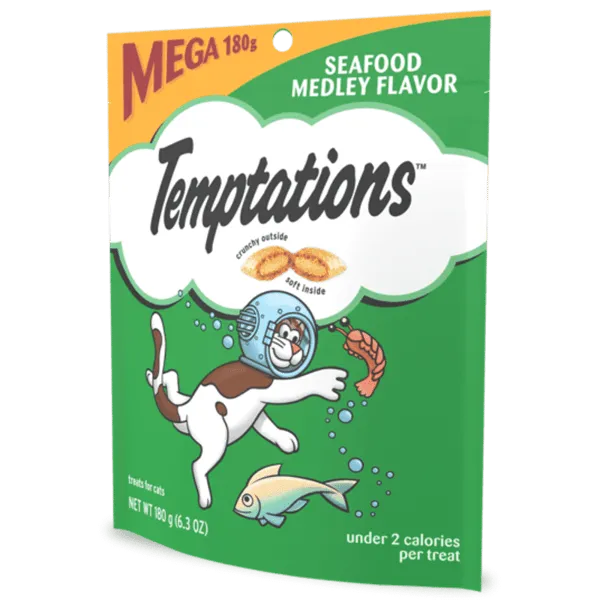Temptations Seafood Medley Flavor Cat Treats