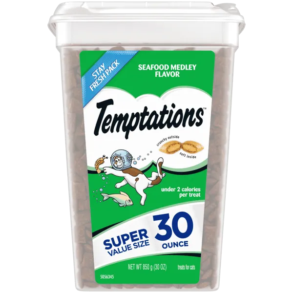 Temptations Seafood Medley Flavor Cat Treats