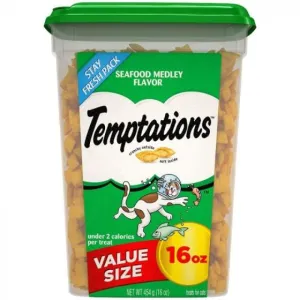Whiskas Temptations Seafood Medley Flavor Cat Treats